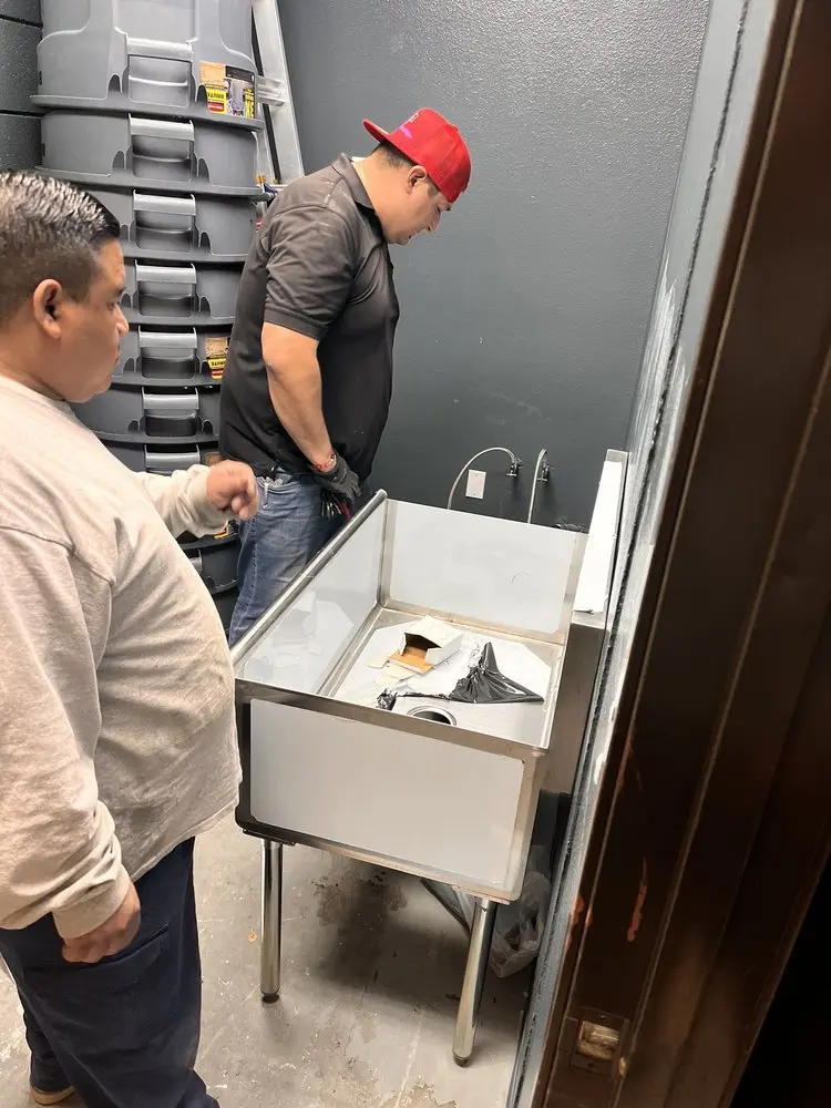 Commercial plumbing and sink installation in Northeast Santa Monica